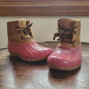 Kids Sperry Duck Boots Size 10